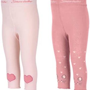 Leggins para bebe con corazones