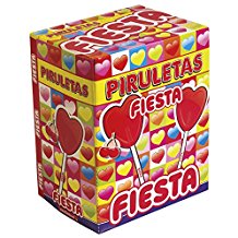 Piruletas rojas de corazones