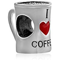 Taza I love cofee Plata