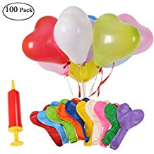 100 globos multicolor