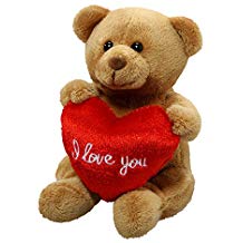 oso de peluche con un corazon