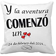 Cojín personalizable pareja