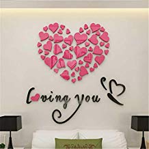 Pegatinas de pared corazones