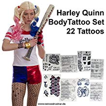 Tatuajes temporales Harley Quinn