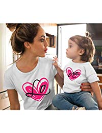 Camiseta mujer corazon dibujos